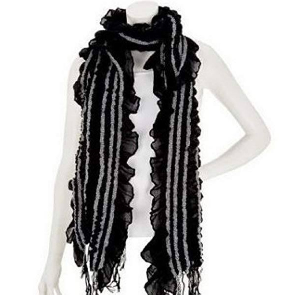 Layers by Lizden Smocked Wrap with Ruffled Edge